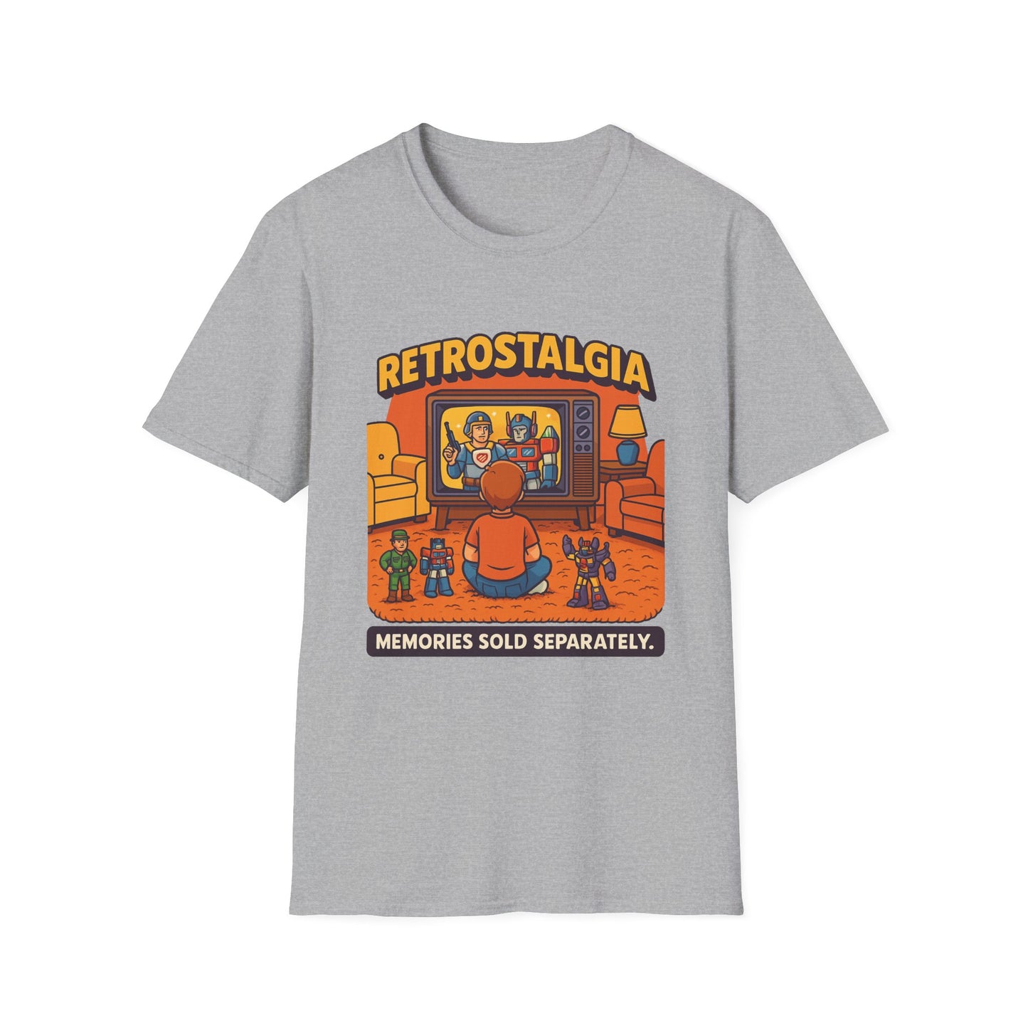 Retro T-Shirt - "Retrostalgia: Memories Sold Separately" - Nostalgic Unisex Style