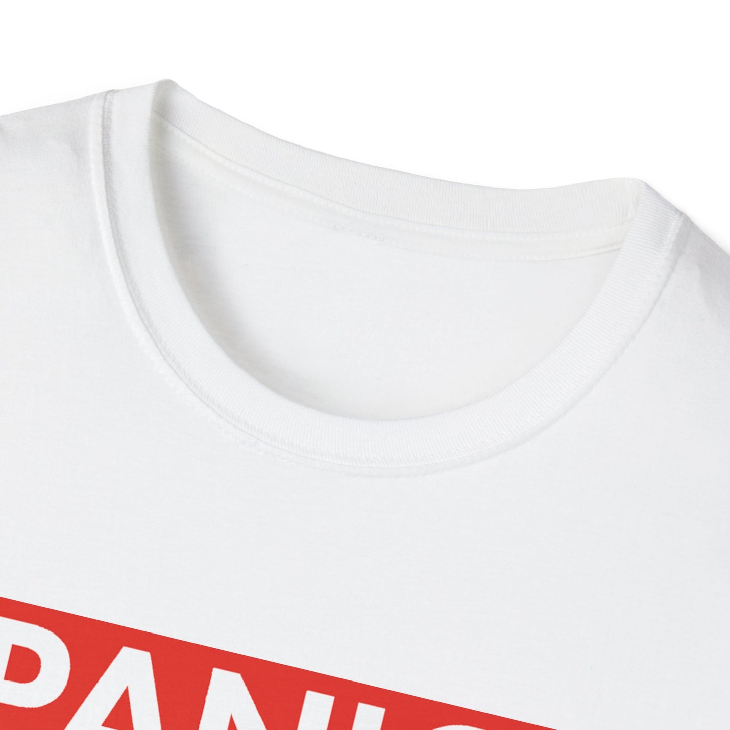 Panic Responsibly – Emergency Humor Safety Sign T-Shirt